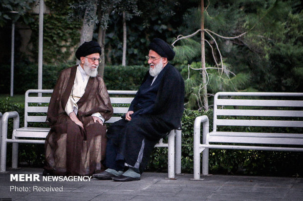 Photos of Islamic Revolution Leader with late Ayatollah Shahroudi