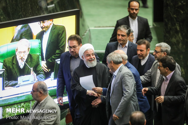 Pres. Rouhani submits next year’s budget bill to Parl. 