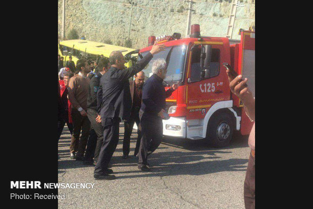 Bus crash in north of Tehran