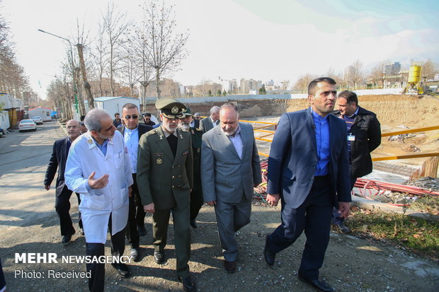 افتتاح فاز جدید بیمارستان فوق تخصصی چمران با حضور وزیر دفاع