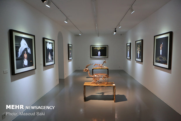 Photo, sculpture gallery dedicated to Hormuz gazelles