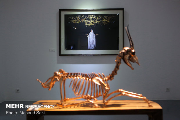 Photo, sculpture gallery dedicated to Hormuz gazelles