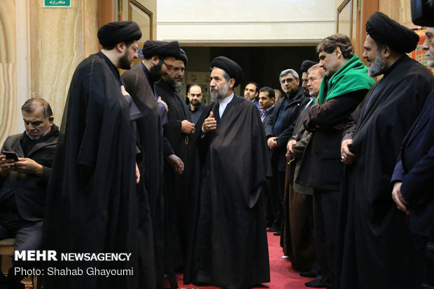 Officials bid farewell to senior cleric Ayatollah Shahroudi