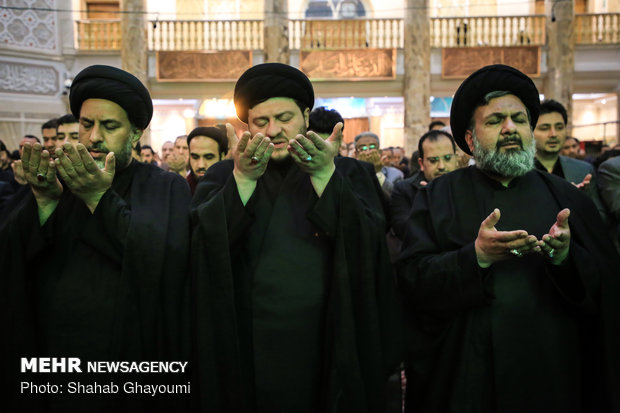 مراسم وداع با پیکر آیت‌الله هاشمی شاهرودی