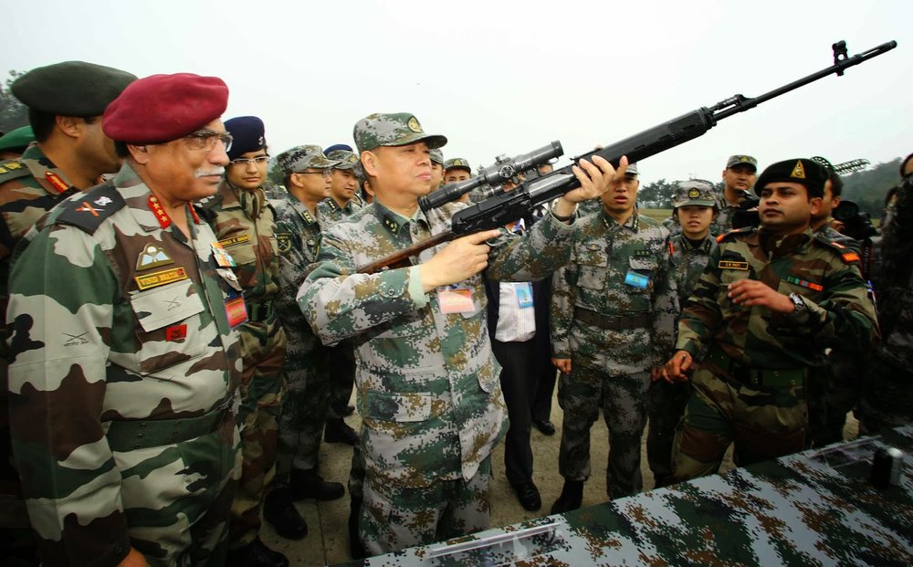 india-china-hold-joint-military-drill-tehran-times