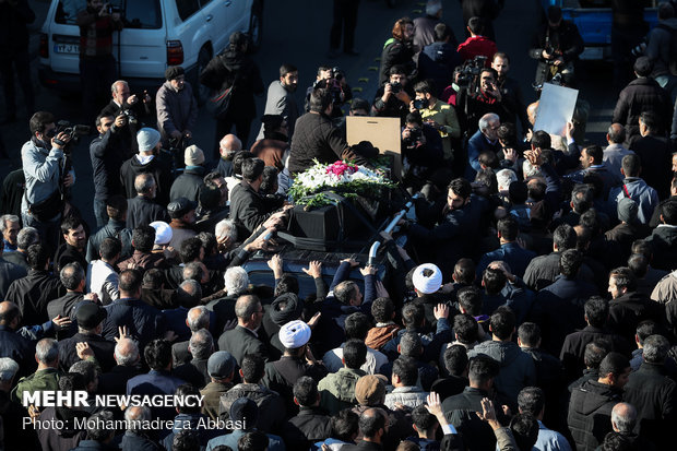 Funeral procession of the late Ayatollah Hashemi Shahroudi 