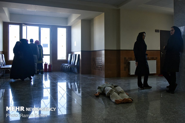 Quake drills at Ferdowsi University