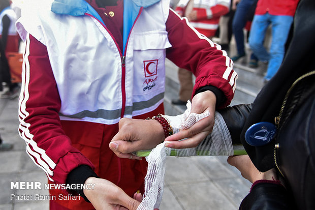 Quake drills at Ferdowsi University