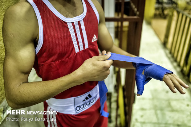 Boxing competitions in Rasht