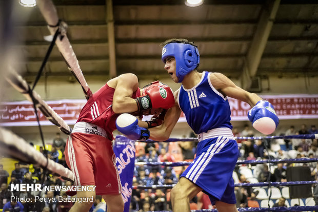 Boxing competitions in Rasht