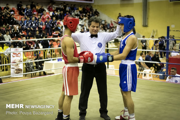 Boxing competitions in Rasht