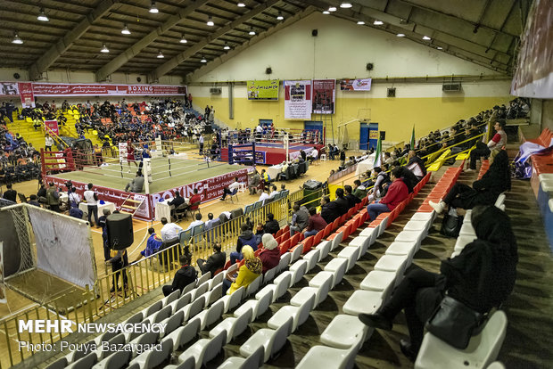 Boxing competitions in Rasht