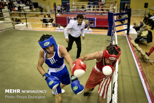 Boxing competitions in Rasht