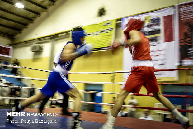 Boxing competitions in Rasht