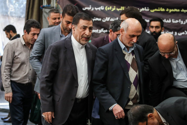 Memorial service for the late Ayat. Hashemi Shahroudi holds in Ark Mosque 