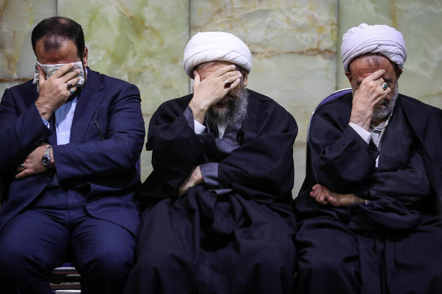 مراسم ترحیم مرحوم آیت الله هاشمی شاهرودی