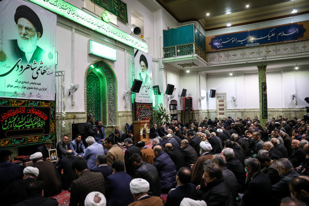 مراسم ترحیم مرحوم آیت الله هاشمی شاهرودی