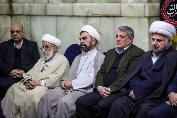 Memorial service for the late Ayat. Hashemi Shahroudi holds in Ark Mosque 