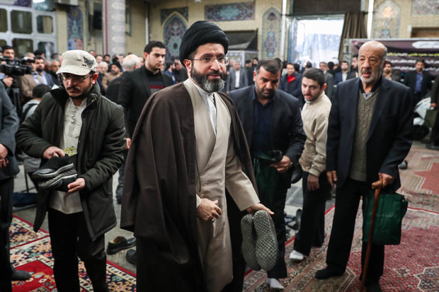 Memorial service for the late Ayat. Hashemi Shahroudi holds in Ark Mosque 