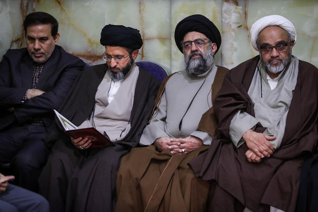 Memorial service for the late Ayat. Hashemi Shahroudi holds in Ark Mosque 