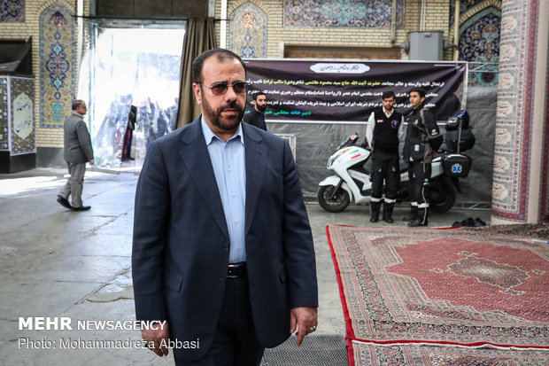 Memorial service for the late Ayat. Hashemi Shahroudi holds in Ark Mosque 