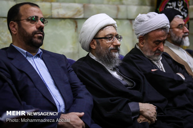 مراسم ترحیم مرحوم آیت الله هاشمی شاهرودی