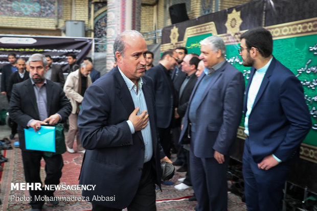 مراسم ترحیم مرحوم آیت الله هاشمی شاهرودی