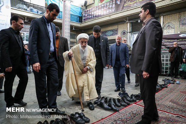 مراسم ترحیم مرحوم آیت الله هاشمی شاهرودی