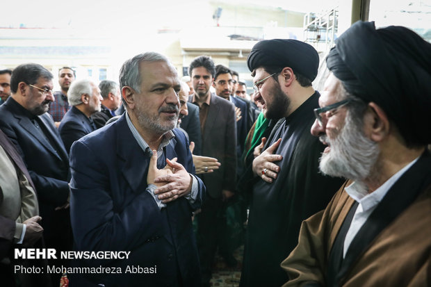 مراسم ترحیم مرحوم آیت الله هاشمی شاهرودی