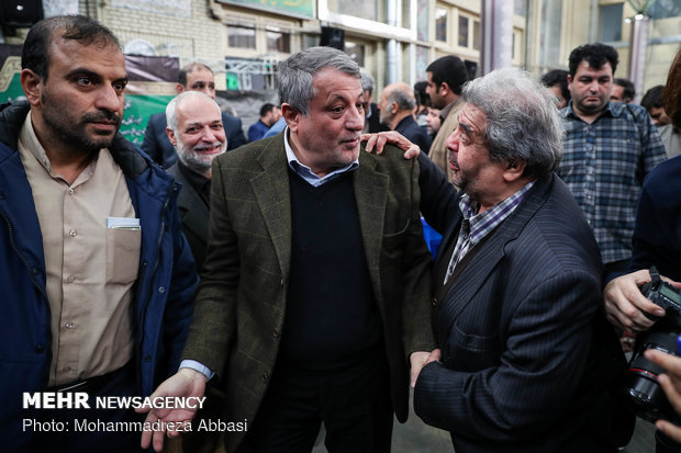 مراسم ترحیم مرحوم آیت الله هاشمی شاهرودی