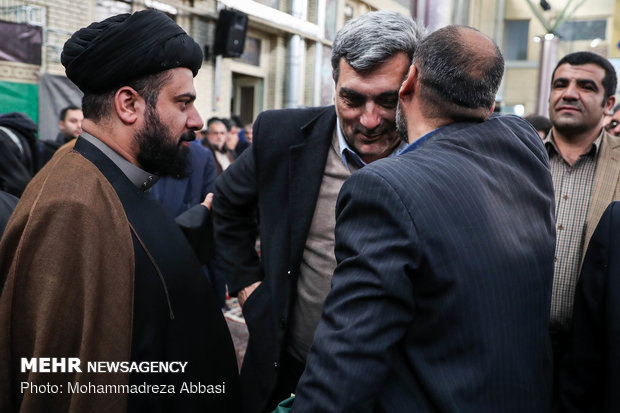 مراسم ترحیم مرحوم آیت الله هاشمی شاهرودی