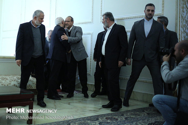 ظريف يستقبل الأمين العام لحركة الجهاد الإسلامي