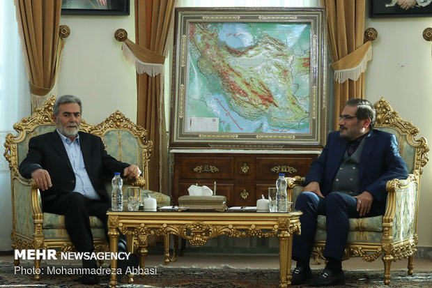 Shamkhani meets with PIJ secretary general