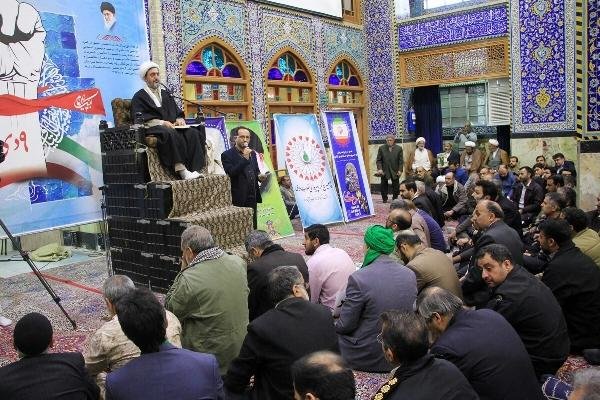 مراسم 9 دي در مسجد حظيره يزد