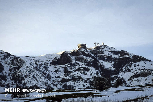 Eye-catching beauty of Heyran pass in winter