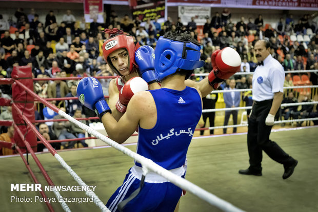 Nat'l boxing championship in Rasht