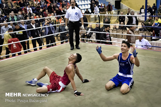 Nat'l boxing championship in Rasht