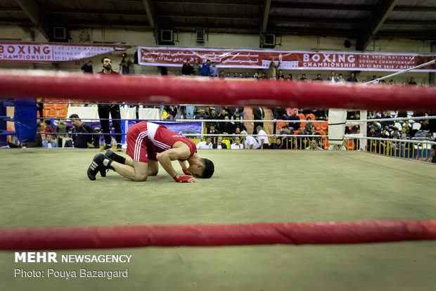 Nat'l boxing championship in Rasht