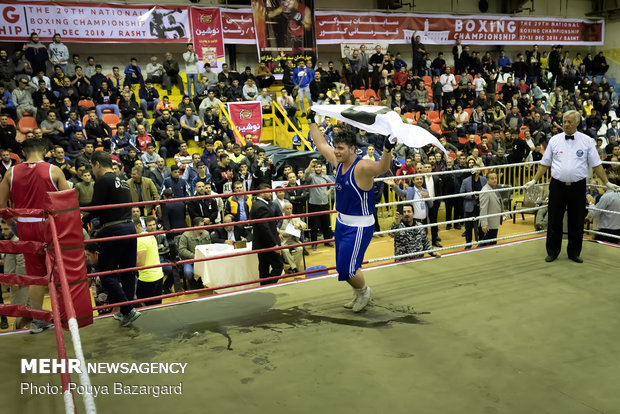 Nat'l boxing championship in Rasht