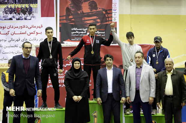 Nat'l boxing championship in Rasht