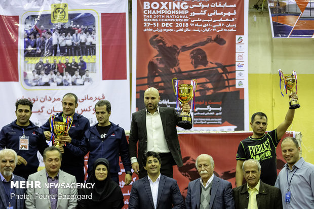 Nat'l boxing championship in Rasht