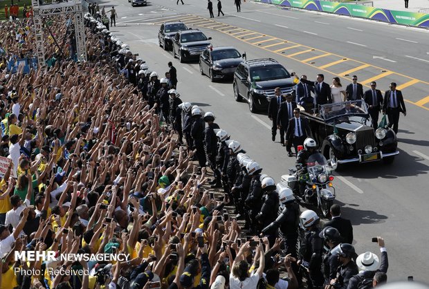 مراسم تحلیف رئیس جمهوری جدید برزیل‎