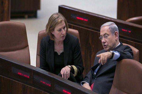 «تزیپی لیونی» : نتانیاهو به پایان خود نزدیک شده است