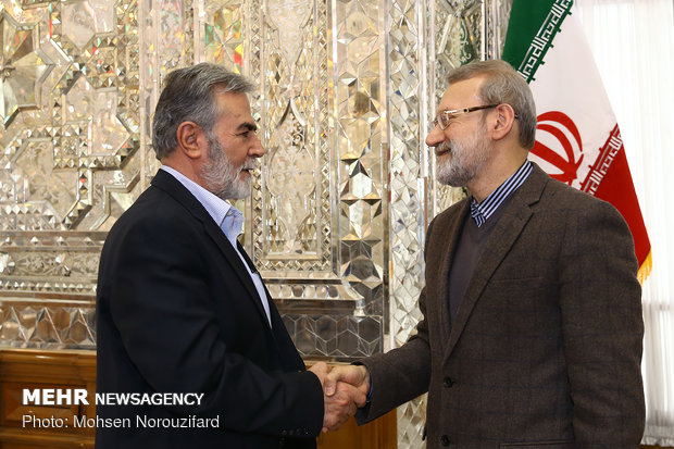 PIJ Sec. Gen. meets with Iranian Parl. Speaker 