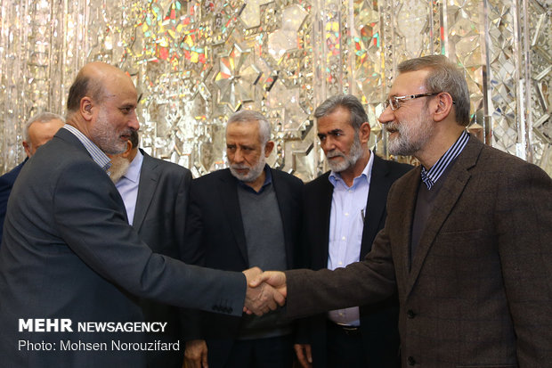 PIJ Sec. Gen. meets with Iranian Parl. Speaker 