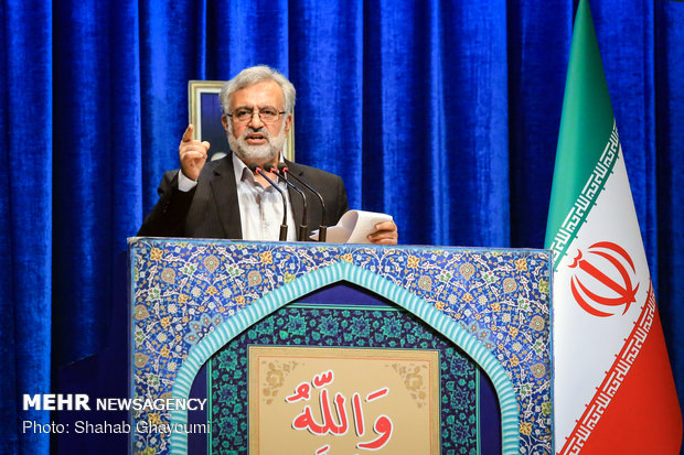 اولین نمازجمعه تهران به امامت حجّت‌الاسلام حاج‌علی‌اکبری