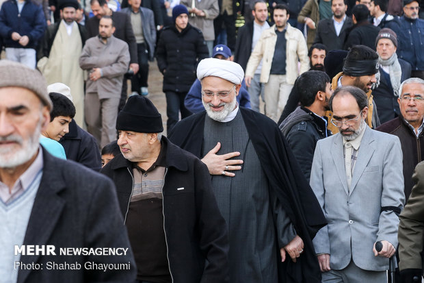 اولین نمازجمعه تهران به امامت حجّت‌الاسلام حاج‌علی‌اکبری