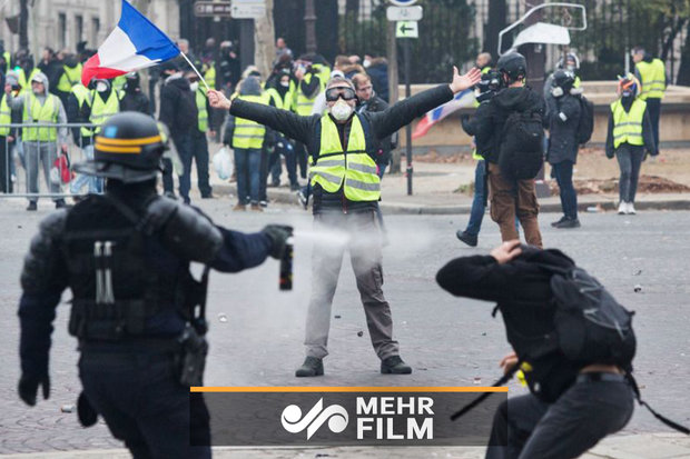 فرانس میں یلو ویسٹ مظاہرے بدستور جاری