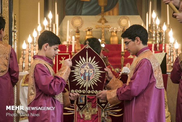 Celebrating Jesus Christ’s birthday in Saint Mary Church of Tabriz