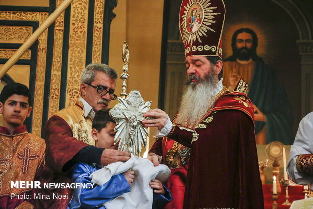 Celebrating Jesus Christ’s birthday in Saint Mary Church of Tabriz